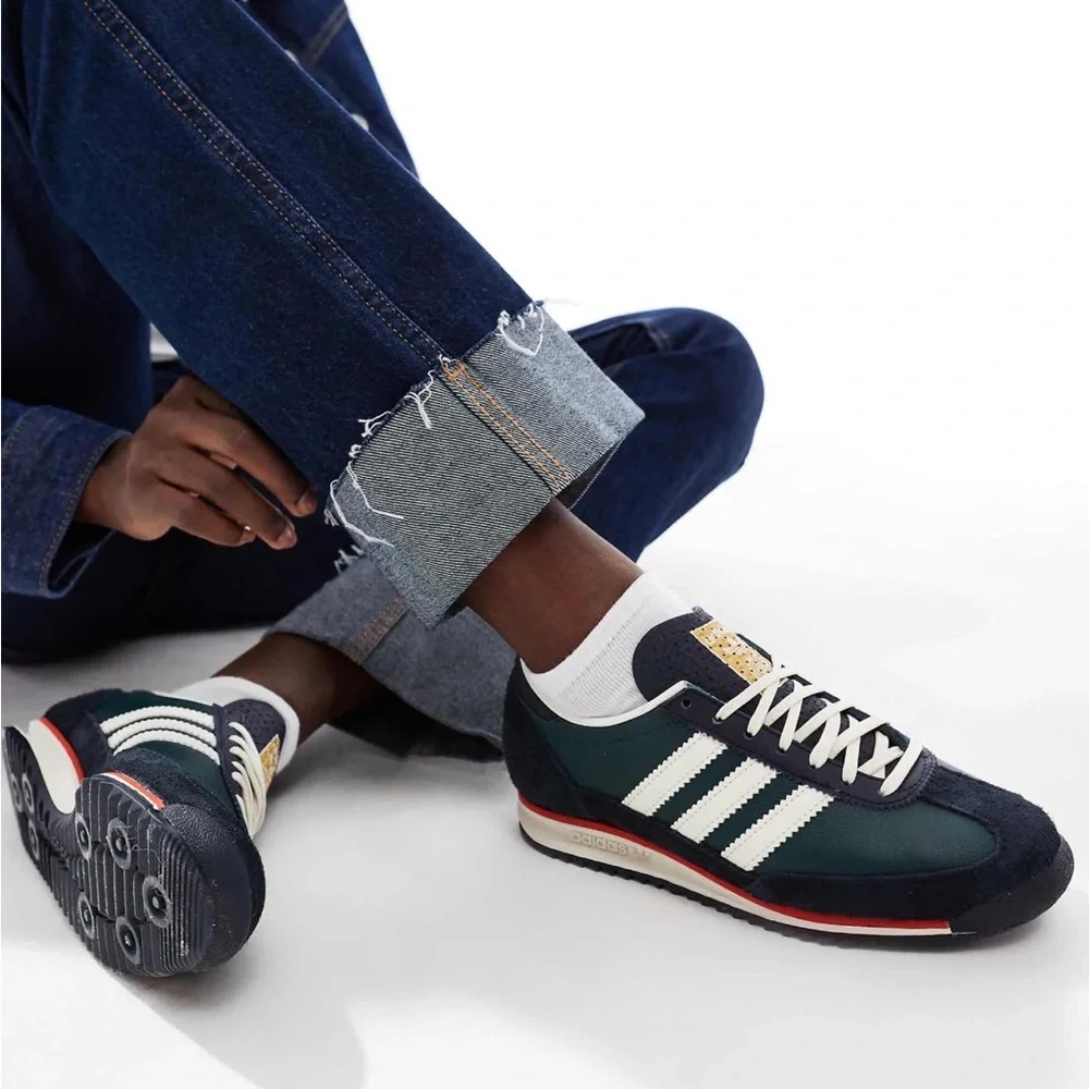 Adidas SL 72 OG Mineral Green/Off White Womens Sz 7 - Picture 2 of 12